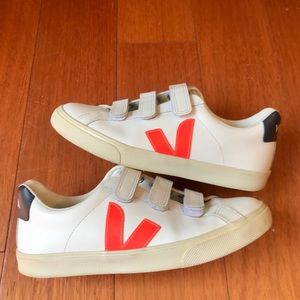Veja Velcro Three Lock Espalar Sneaker Orange V